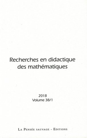 Couverture de Recherches en Didactique des Mathématiques