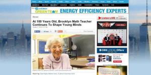 Une prof de maths fête ses 100 ans à New York