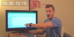 Il atteint la fin d'une feuille Excel en plus de 9 heures
