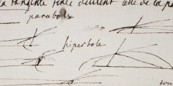 Une marquise mathématicienne, des brouillons et des coniques au XVIIIe siècle